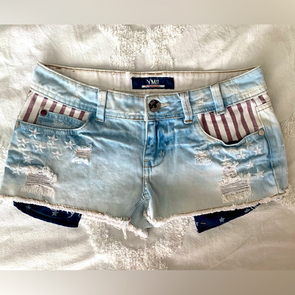 Patriotic Jean shorts